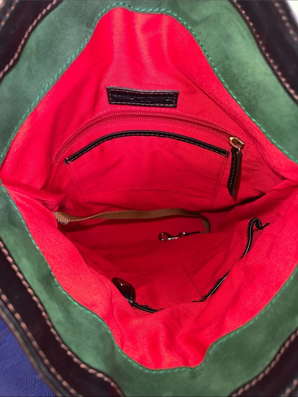 Dooney & Bourke Florentine Leather Toggle Tote Crossbody – Black
